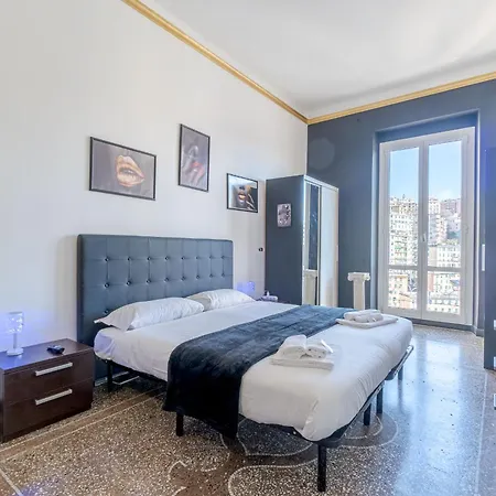 Genova La Fortuna Roomy Apt & Panoramic Balcony Exterior photo
